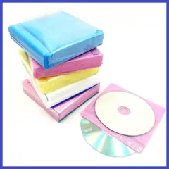 CD ケース DVD 不織布 500枚 入り 両面 収納 ファイリング 穴 あり (500枚)