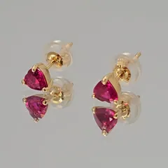 K18 ルビー 0.93ct ダイヤ 1.66ct 豪華 リング 18K 18金