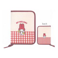 マイメロディ　サンリオキャラクターズ マルチポーチ カミオジャパン　mymelody  マイメロ 母子手帳ケース お薬手帳 通帳ケース　パスポートケース
