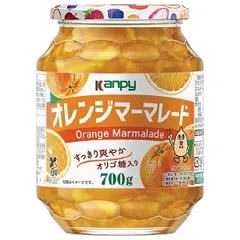 カンピー オレンジマーマレード 700g瓶×6個入｜ 送料無料 ジャム オレンジ 瓶 嗜好品 マーマレード