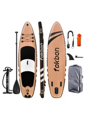 未使用 SUP ボードセット320✕80✕15cm SUPボード 320cm 耐荷重150kg・安定滑り止め・初心者OK 2人乗り