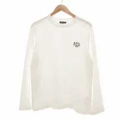 アーペーセー A.P.C. RUE MADAME Tシャツ ロンT 長袖 ロゴ刺繍 M 白 /UOのサムネイル