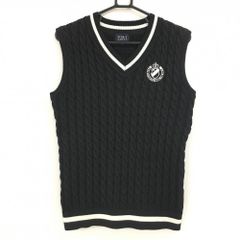 新品】PGGパーリーゲイツ 半袖ポロシャツ ネイビー×白 総柄 ロゴ  