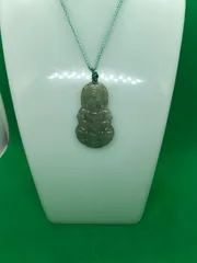 翡翠ヒスイ 布袋弥勒 ネックレス1532-1/5