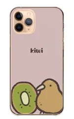 iPhone 16 Pro ケース カバー アイフォン16プロ スマホケース ハードケース キウイ 鳥 フルーツ 動物 あにまる ゆるい シンプル くすみカラー イラスト 可愛い かわいい カラー05