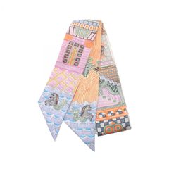 HERMES エルメス ツイリー SUPER SILK QUEST スカーフ