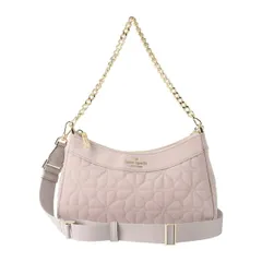 新品 ケイトスペード kate spade ショルダーバッグ QUILTING CONVERTIBLE CROSSBODY グレーマルチ