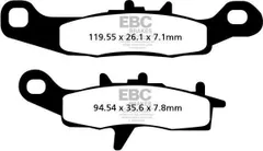 EBCブレーキ R シリーズ Heavy Duty シンタリング ブレーキパッド フロント右側用 | FA349R