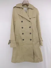◇ ◎ mysty woman ミスティウーマン ベルト付 通勤 通学 長袖 トレンチ コート サイズM ベージュ レディース P  【1307040014905】のサムネイル
