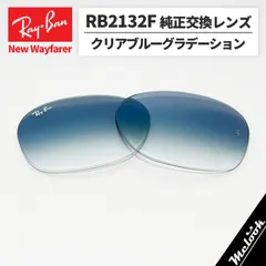 【RB2132F-L3F】Ray-Ban レイバン
RB2132F用 純正交換レンズ 55サイズ
強化ガラス　ブルーグラデーション
ロゴ・刻印入り　簡単交換
RB2132F-9013F / 0RB2132F-901/3F