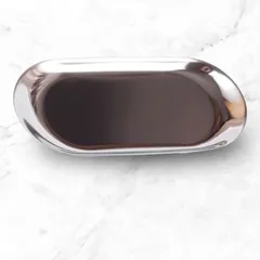 WAN　1　dream ステンレストレー 金属製コイントレイ(メッキシルバー,  ミディアム)