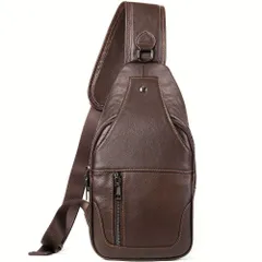 ショルダーバッグ チェストバッグ メンズ 牛革 50代 60代 a4 2way a3 a5 ipad 1泊 おしゃれ 軽量 防水 収納 斜めがけ カジュアル 革 皮 コンパクト 軽 トレンディ トップレイヤー サッチェルバッグ ブラック 黒 アウトドア