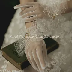 グローブ ウェディンググローブ ウェディング ホワイト 白 メッシュ リボン レース ブライダルグローブ 結婚式 花嫁 ショート プリンセス パーティー 前撮り ガーリー メッシュ 二次会 チュール フェミニン ショート 手袋