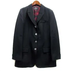 エトロ ETRO テーラード ジャケット 4B 裏地総柄 ブラック 黒 44 大きいサイズのサムネイル