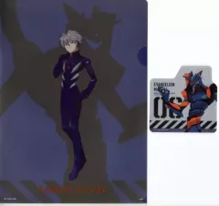 【中古】クリアファイル 渚カヲル/エヴァンゲリオンMark.6 A4クリアファイル・ステッカーセット 「一番くじ エヴァンゲリオン～Mark.06、降臨!～」 I賞