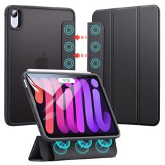 ESR iPad mini6 ケース 2021 磁気着脱式 ハイブリッドケース iPad mini6 カバー 8.3インチ 2021モデル 取り外し可能なマグネット カバー オートスリープ/ウェイク対応 Pencil 2対応 ハードPC背面カバーのサムネイル
