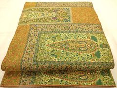 平和屋着物＊夏物 八寸名古屋帯 間道 正絹 逸品 CAAW5588fb