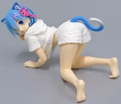 【中古】フィギュア レム 「Re：ゼロから始める異世界生活」 Desktop Cute フィギュア レム～Cat room wear ver.～ タイトーオンラインクレーン限定