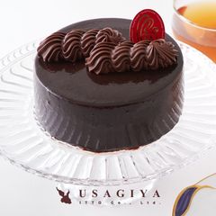 ホールケーキ チョコレート 4号 チョコケーキ チョコレートケーキ クリーム キャラメル ヴァローナ 濃厚 ガナッシュ アルコール不使用 【sm00011421】
