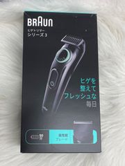 【未使用品・買取品・箱傷あり】ヒゲトリマー　シリーズ3　BT3421　ブラウン　充電式シェーバー