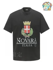 【今日WTO】Balenciaga 麦穂クラウンロゴカラープリント T シャツ-HV10