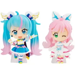 【中古】トレーディングフィギュア 全2種セット ビッグサイズフィギュア 「ガシャポンくじ プリキュアオールスターズ プリキュアあそーと2023」 A賞