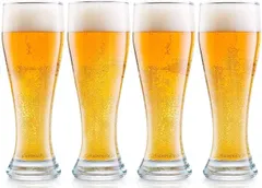 morning place ビールグラス ビアグラス 泡立ち 食洗機対応 500ml(4個セット)