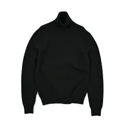 DOLCE & GABBANA ドルチェ&ガッバーナ / ニットセーター タートルネック ミドルゲージ 秋冬 長袖 ヴァージンウール 100% ブラック 416175