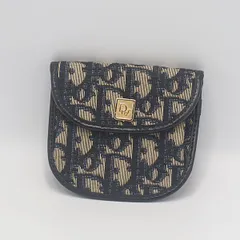 良品 クリスチャンディオール トロッター柄 コインケース/ポーチ ゴールド金具 レディースケース 2000000 NSK MTM