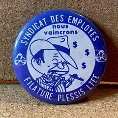 ビンテージ 缶バッジ アニメ おじさん タバコ ドル 青 アンティーク 50s ~ 60s 70s 80s 90s 小物 アクセサリー 古着 vintage USA ユーロ 仕入れ  p10/のサムネイル