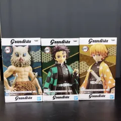 [D21499] 鬼滅の刃 Grandista フィギュア 竈門 炭治郎 我妻 善逸 嘴平 伊之助