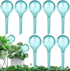 宅急便コンパクト 植物 フィーダー 自動ボール庭水装置 植物 水やり ガーデニング 10個セット ブルー