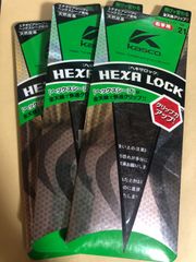 KASCOゴルフグローブ  HEXA LOCK 右手用 ブラック SIZE:21