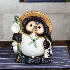 たぬき(修験者) 奈良県 吉野 手作り陶器 縁起物(畳無し 6000円) - メルカリ