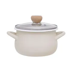 和平 ストクック IH対応 ホーロークッキングポット 18cm RB-3244 [グレー]