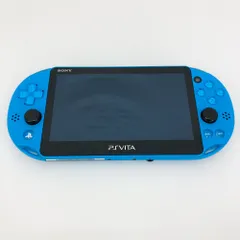 05w12732T 【PS VITA】PlayStation VITA 本体のみ PCH-2000 アクア・ブルー  メモリーカード8GB ＊動作確認済み＊ ◎中古品◎