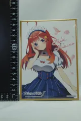 五等分の花嫁 中野五月 ミニ色紙 ローソンコラボ