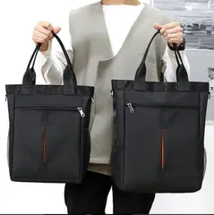トートバッグ ビジネスバ 即購入OK ッグ ショルダーバッグ 2way 斜めがけ メンズ レディース 縦型 大容量 PCバッグ 撥水kongban179