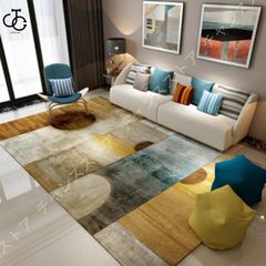 カーペット 3畳 ラグ 北欧風 おしゃれ 160x230CM 洗える 花柄 オールシーズン 滑り止め レッド 床暖房 対応 防臭 防ダニ ホットカーペット