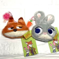 韓国限定】ズートピア2 ニック ジュディ キーホルダー ぬいぐるみ