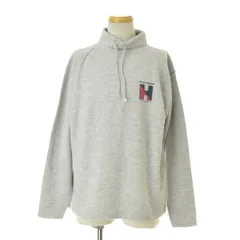 【TOMMYHILFIGER】90s ハイネック 両面プリント長袖スウェット