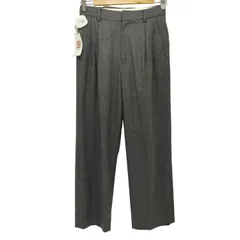 ユナイテッドアローズ UNITED ARROWS フランネル 2タック テーパードパンツ レディース JPN：36 