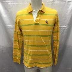 ABERCROMBIE&FITCH アバクロンビーアンドフィッチ ポロシャツ 長袖 長袖ポロシャツ カラーシャツ ロングスリーブカットソー