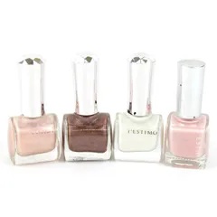 カネボウ テスティモ ネイルカラー 4点セット 残半量以上 マニキュア コスメ まとめて レディース KANEBO 【中古】