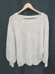 ◇ Θ LEPSIM レプシィム 長袖 ニット サイズF ベージュ レディース E  【1506180013513】