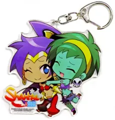 【中古】キーホルダー シャンティ＆ロッティ オリジナルアクリルキーチェーン 「PS4ソフト シャンティ：ハーフ・ジーニー ヒーロー アルティメットエディション」 初回生産版購入特典