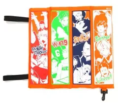 【中古】クッション・抱き枕・本体(キャラクター) 集合 折りたたみクッション 「ハイキュー!!」 ジャンプフェスタ2016グッズ