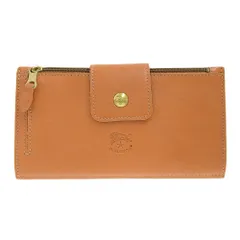 超美品 イルビゾンテ IL BISONTE 現行商品 5492300040 レザー ロング ウォレット 二つ折り長財布 小銭 カード ユニセックス ほぼ未使用 定価56650円