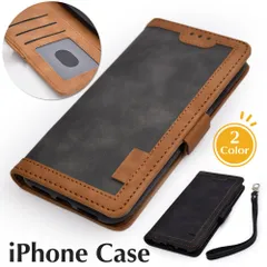 【在庫限り】 スエード レザー アイフォンケース 手帳型 ストラップ付き iphone ケース 13 Pro Max 13pro 12  １３ １２ スタンド機能 名刺収納可 黒 茶 カバー 男女 革 ブラック ブラウン グレー