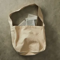 ヘヴィー キャンバス ニュースペーパーバッグ レディース メンズ ユニセックス ショルダーバッグ 男女兼用 綿 コットン 無地 ブラック 黒  【メール便配送（日本郵便 ゆうパケット）】